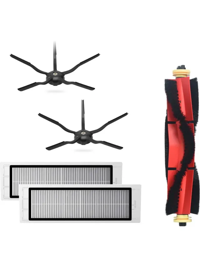 MyRobo.nl - Universeel Onderhoudspakket (Zwart) - Compatible met Roborock S4, S5, S6 & E Series (S4, S5, S5Max, S6, S6 Pure, S6MaxV)