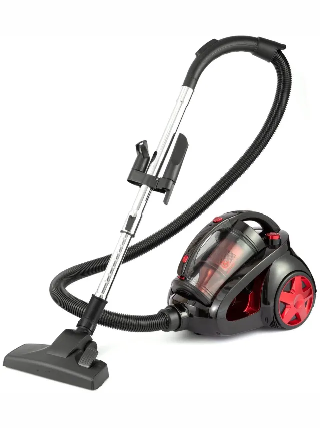AG AG3000 - Stofzuiger zonder Zak - 900 Watt - Zuigkrachtregeling- Sterke zuigkracht - Stofzuigers- Compact en licht - makkelijk in gebruik Zwart