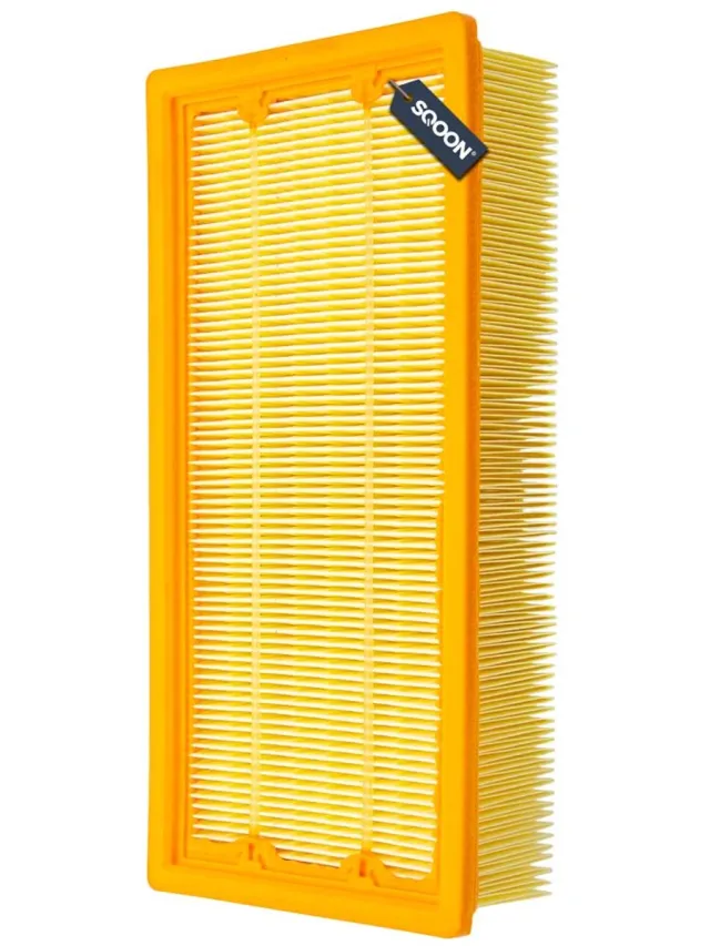 SQOON Stofzuigerfilter geschikt voor Karcher NT65/2 & NT75/2 Series Geel