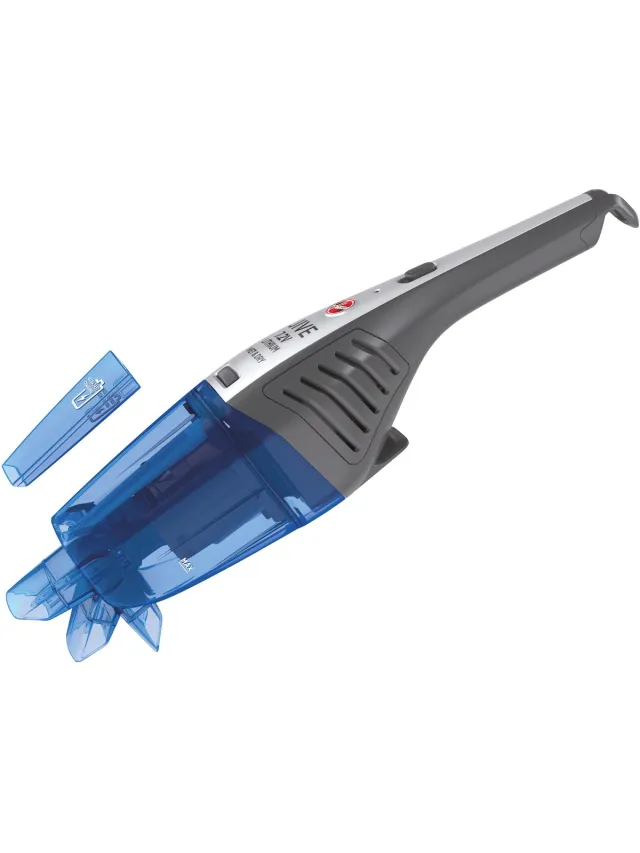 Hoover Jive - Wet & Dry Handstofzuiger - Kruimelzuiger HJ72WDLB Titanium / Blauw Transparant
