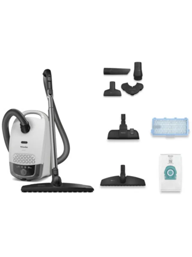Miele Guard S1 Parquet XL 3,5 l Cilinderstofzuiger Droog 890 W Stofzak Wit