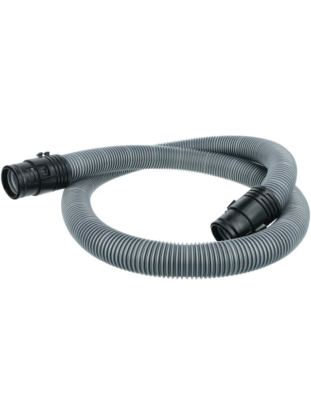 VHBW Vervangingsslang compatibel met Miele S2180, S2130, S2121, S2181, S2131, S2110, S2120, S2111 stofzuigers - 1,8 m, 35 mm ronde aansluiting zwart