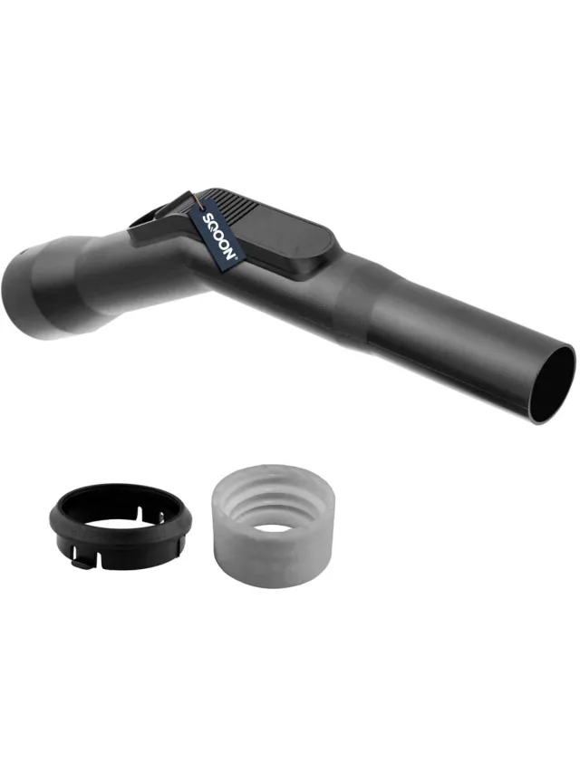 SQOON Pistoolgreep Luxe - Universeel - Vervangend stofzuigeronderdeel - 32 mm Zwart