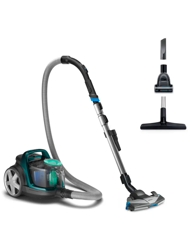 Philips PowerPro Active FC9555/09 - Stofzuiger zonder zak - 3 extra mondstukken - Groen