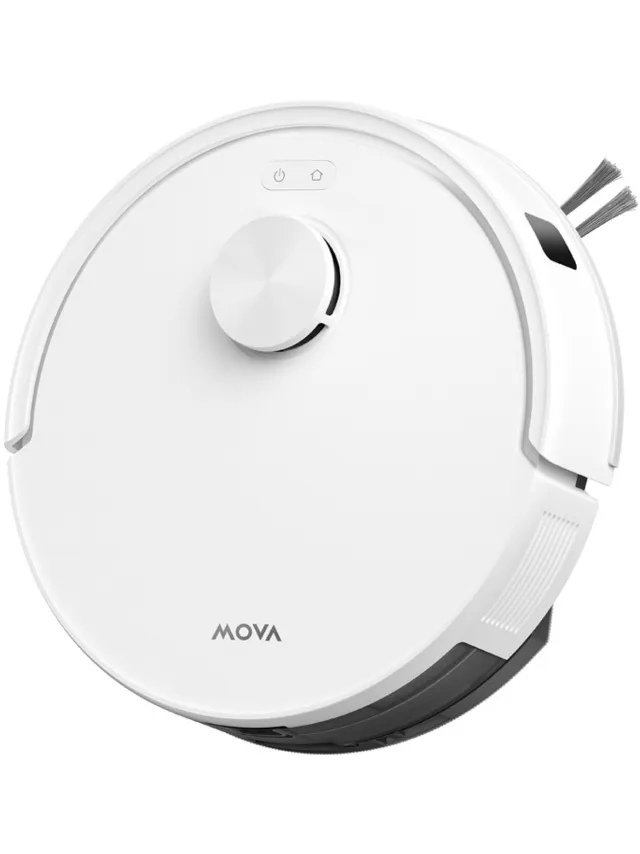 Mova Robotstofzuiger en dweil - MOVA E20S PRO - 13000 Pa - 330 ml - Wit