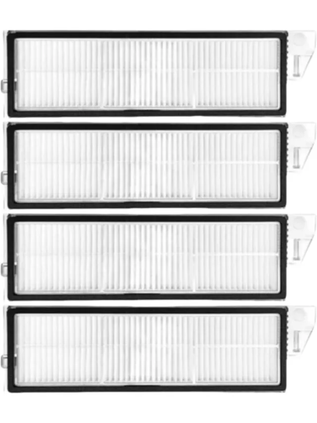 Inf Roborock S8 MaxV Ultra G20s-filter, 4-pack Grijs