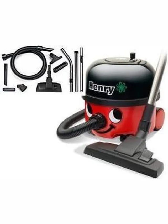 Numatic HVR-180 Henry Eco Stofzuiger + Kit-AS1/Kit-A4 Rood 620W