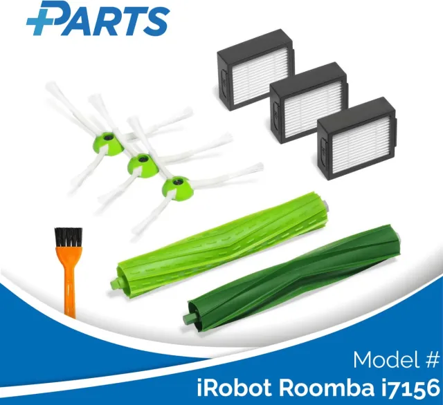 Plus.Parts iRobot Roomba i7156 Onderhoudsset (Plus.Parts® alternatief voor 4624878 / 4639168) Overig