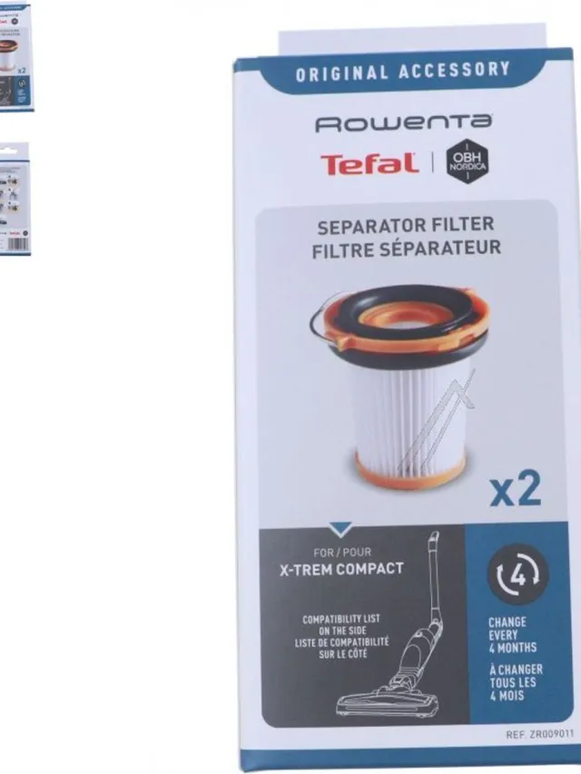 Rowenta Tefal Rowenta Filter voor X-Trem Compact - ZR009011 Oranje