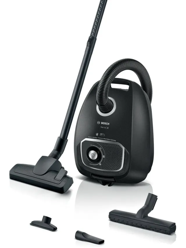 Bosch BGL41BA3H Serie 4 EXCLUSIV Stofzuiger met stofzak zwart