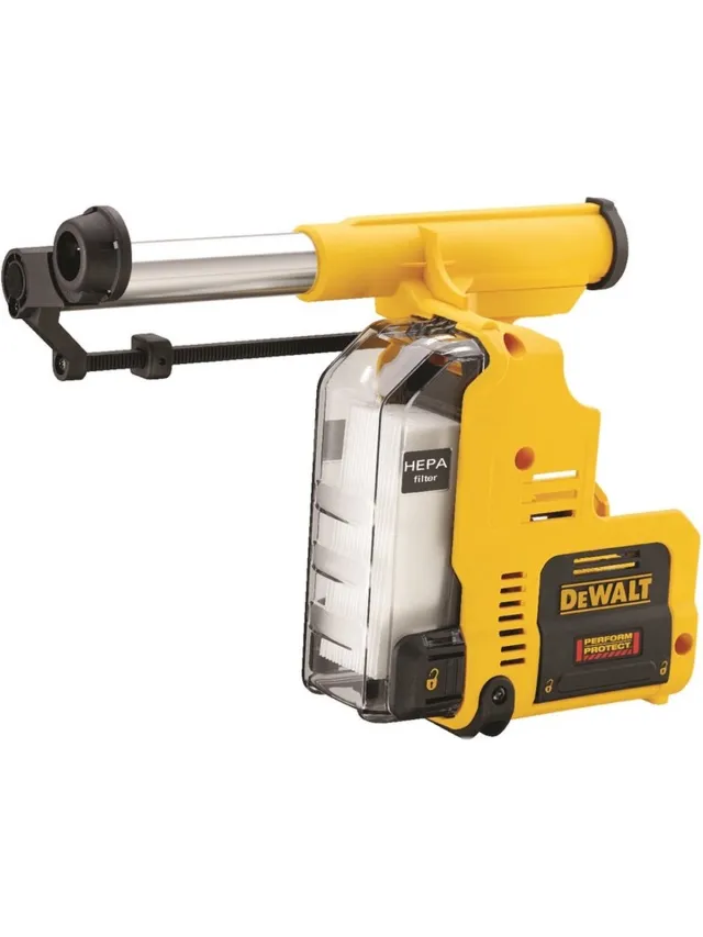 DeWalt D25303DH 18V Stofafzuigsysteem voor SDS-Plus combihamers Geel;Zwart