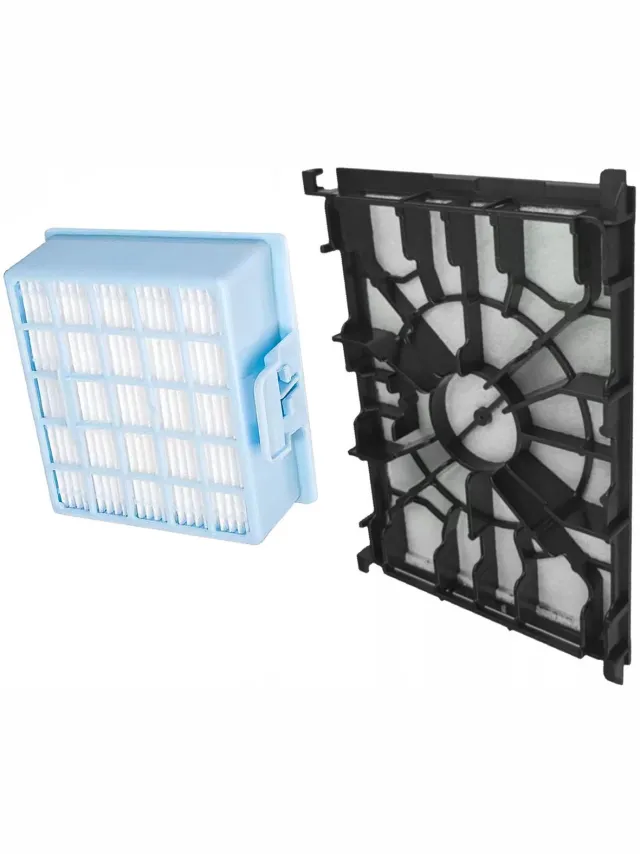 Rosfix Filterset Vervanging - HEPA en Motorfilter - 90x100x37mm & 150x105x15mm - Geschikt voor Bosch zwart
