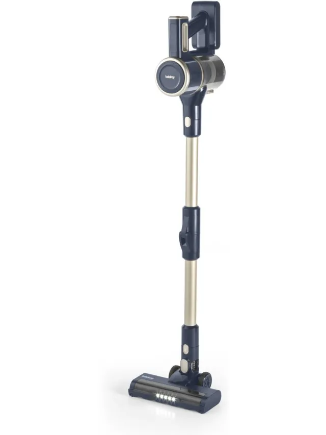 Beldray Airoflex Draadloze Stofzuiger – 22,2V Lithium-ion, Flexibel Scharnier, Motor LED Borstel, Multicyclonische Zuiging, 35 min Gebruiksduur, 2 Snelheden, Wandhouder & 2-in-1 Accessoire Blauw