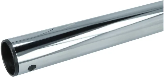 VHBW stofzuigerbuis compatibel met Rowenta KP 0038144 P GR, MO 5265 PA 4Q0, KINGO, JP 0048043 P TR stofzuiger – 32 mm aansluiting, 58 – 96 cm, verchroomd