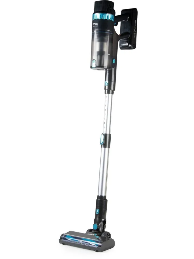 Domo DO244SV Steelstofzuiger BLDC 2-in-1 - 0,8 L – 29,6 V - 60 min autonomie Zwart
