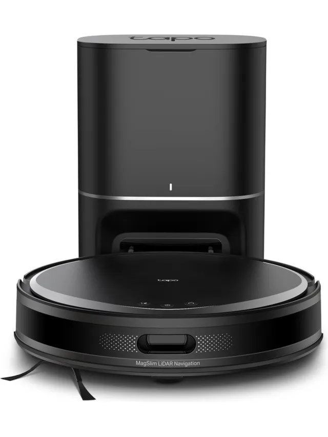 Tapo TP-Link Tapo - RV20 Max Plus - Robotstofzuiger met dweilfunctie -LiDAR- 5300 Pa-Leegstation-3L Zwart