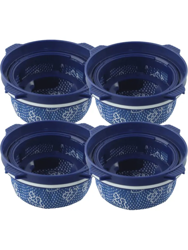 OEMG 4x Filter geschikt voor Samsung Jet 60 70 70+ 75 75+ 90 - Vervangt DJ9702649A - Wasbaar-REWYTAZ