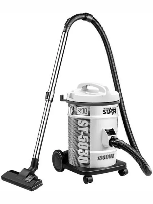 Winning star St-5030-w Droogstofzuiger 21l – Krachtige Stofzuiger In Wit