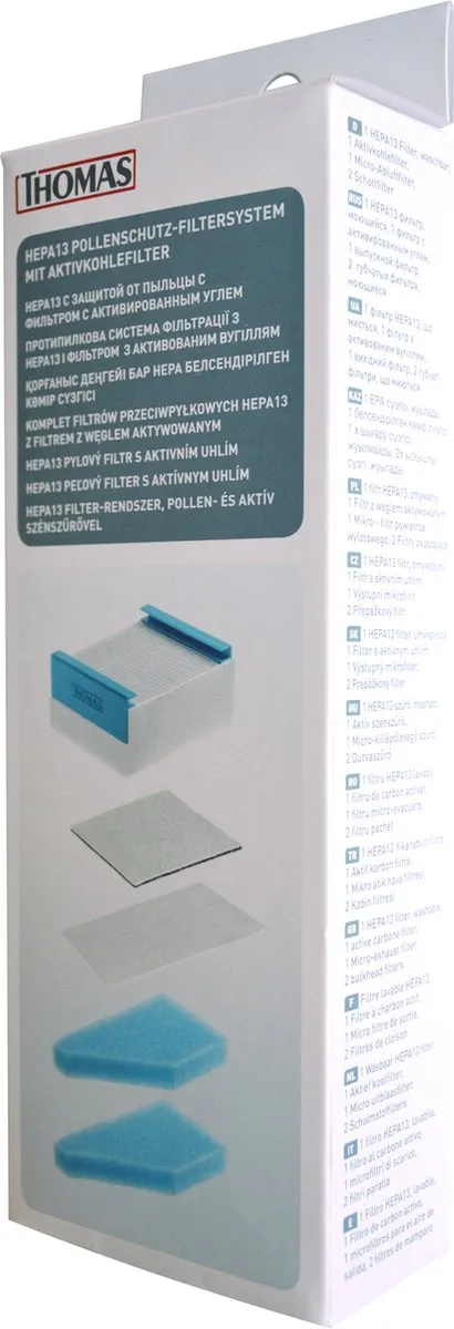 Thomas Filterset 99 Blauw, Wit