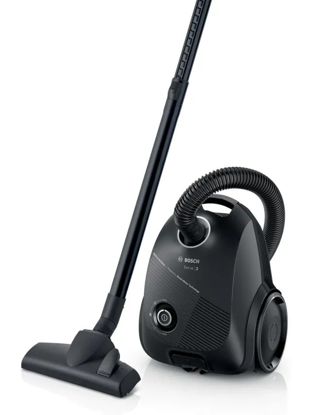 Bosch BGBS2BA1P Serie 2 - Stofzuiger met zak - Microfilter - Zwart