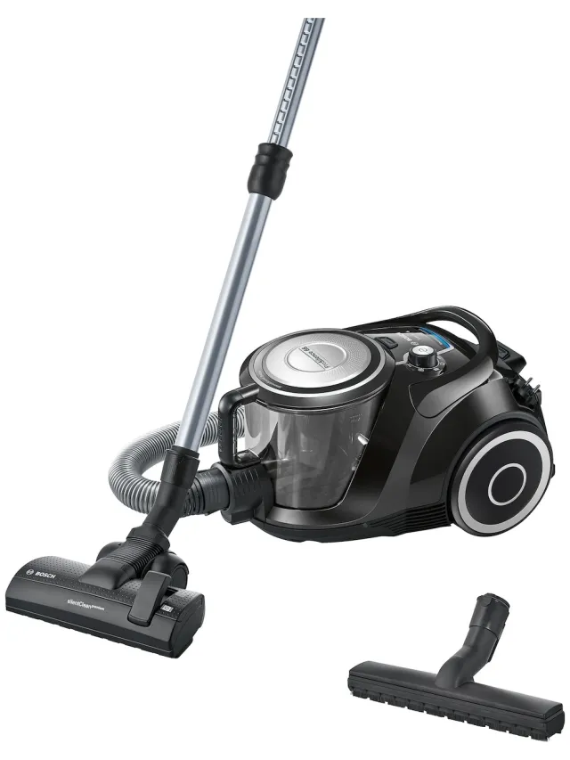 Bosch BGS41SIL66 stofzuiger zonder zak zwart hoogglans-zwart