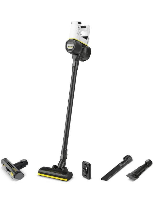 Kärcher VC 4 MyHome Pet – snoerloze steelstofzuiger – Pet kit – 30 min Wit