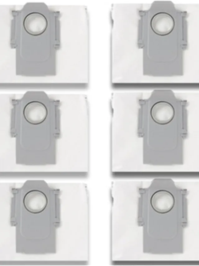 Inf Stofzuigerzakken Geschikt voor Roborock P10/Q Revo 6-pack