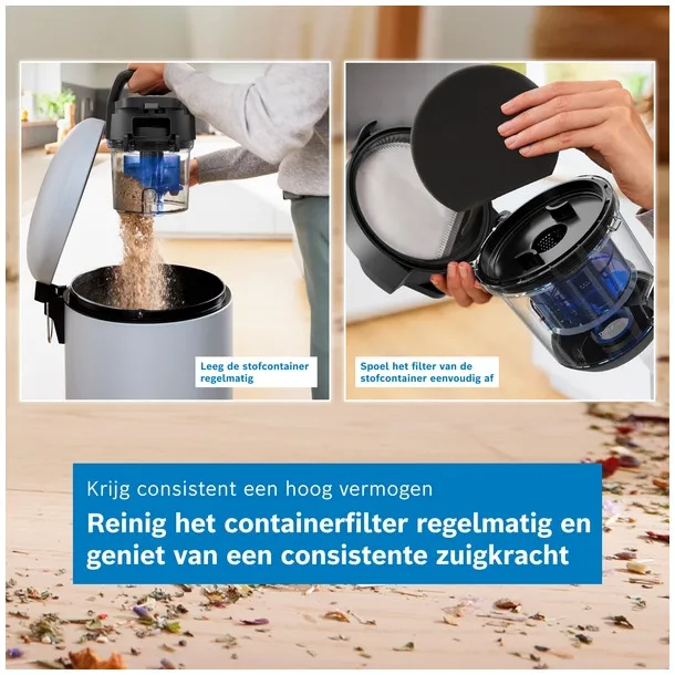 Bosch BGS05BA2HT stofzuiger zonder zak zwart, foto 3