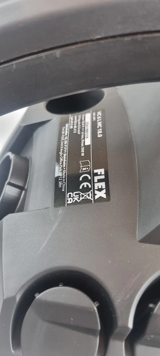 Flex VC 6 L MC 18.0 SETVERSIE COMPACTE ACCU VC6 STOFZUIGER 5AH KIT 481.491 stofklasse L + accessoires + stofzak + 2 accu's 445.886 + lader 483.745 Rood