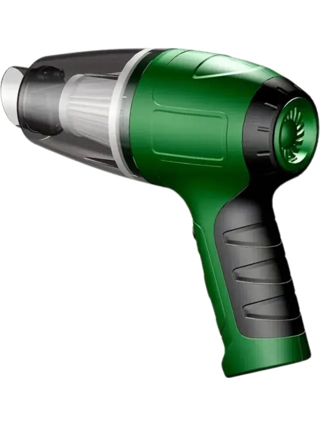 Bovista Kruimeldief - Handstofzuiger - Snoerloos - Draadloos - Auto Stofzuiger - Caravan - Best Verkocht - Car Vacuum Cleaner - Groen - Blaas en Zuig