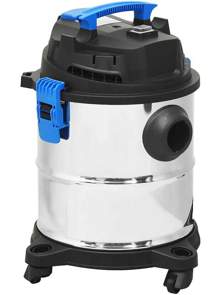 vidaXL Nat- en droogzuiger 1200 W 20 L zilverkleurig, foto 3