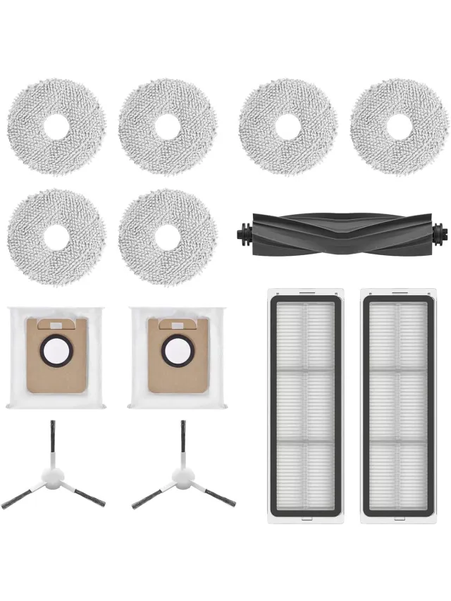 Inf Accessoires 13 onderdelen Geschik voor Dreame L10s / L10 Ultra wit