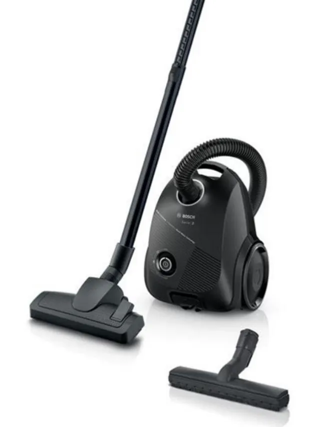 Bosch stofzuiger met bus 600w 80db zwart - bosch - BGLS2BA3H