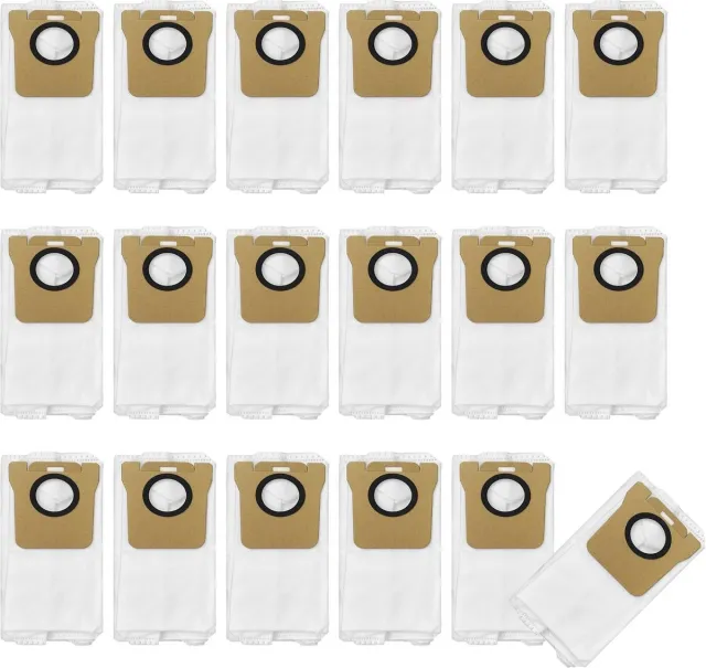 Plus.Parts Dreame L10 Ultra, L20 Ultra, L30 Ultra en Xiaomi X10/X20 Serie Stofzakken (18 Stuks, Plus.Parts® alternatief voor RDB3 / BHR6560GL) Overig