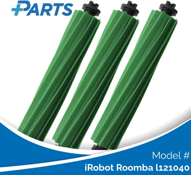 Plus.Parts iRobot Roomba l121040 Borstels (3 Stuks, Plus.Parts® alternatief voor 4849902) Overig