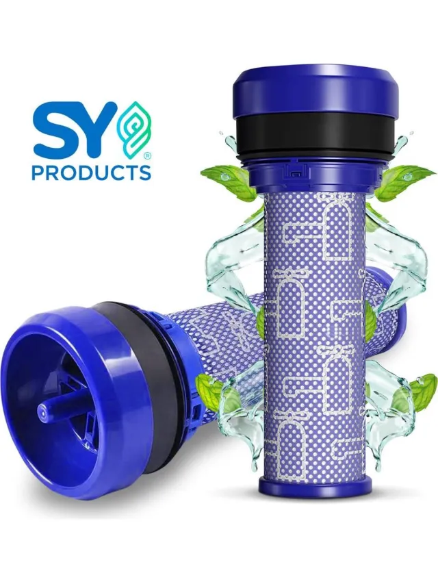 SYproducts HEPA Filter voor Stofzuiger - Geschikt voor Dyson stofzuiger DC28c, DC33c, DC37, DC37c, DC39, DC39c, DC41c en DC53 Series - Wasbaar Blauw
