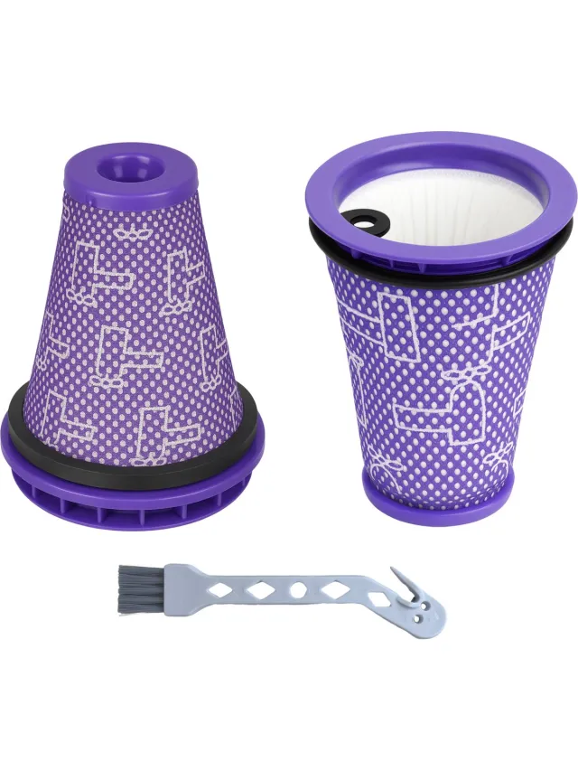 Phonillico Filter geschikt voor Dyson Big Ball vervangingsfilter 967371-01 [Pack 2] stofzuiger Paars