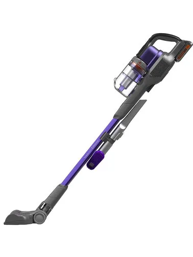 Black&Decker 18V PET 4-in-1 steelstofzuiger paars, foto 2
