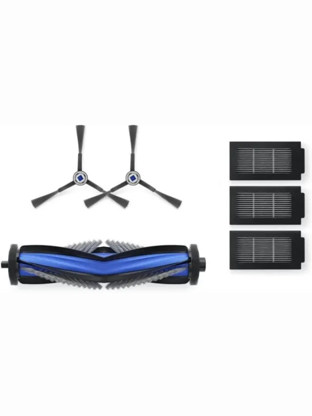 Ecovacs DEEBOT T50 familie - Standard Service Kit - Inhoud: 1x Hoofdborstel (rubber) 2x Zijborstels (wit) 3x Antibacteriële Filters Divers