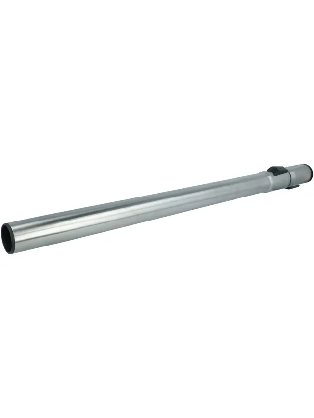 VHBW stofzuigerbuis, compatibel met Miele S291, S301I, S291-CH, S301 I-2, S301 I, S311-1 I stofzuigers – 35 mm aansluiting, 60 - 100 cm, zwart-zilver