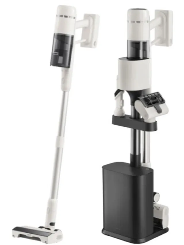 Roborock H60 Hub Serie - Draadloze Stofzuiger - Ergonomisch - HEPA-filter Wit