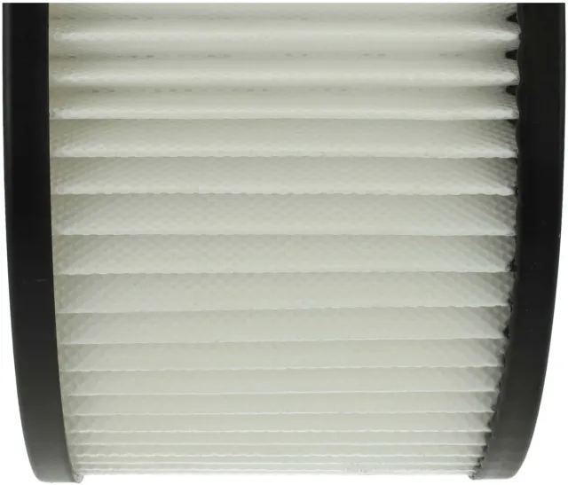 VHBW 8x geplooid filtervervanging voor Scheppach 7906401704 voor asstofzuigers - cartridgefilter zwart wit wasbaar