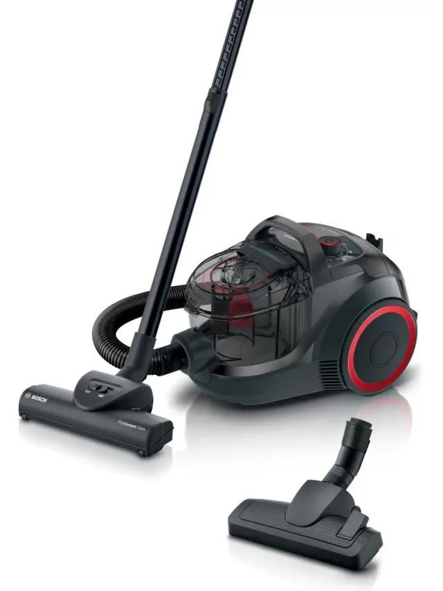 Bosch ProPower BGC21POW1 Serie 4 - Stofzuiger zonder zak - Zwart/Rood
