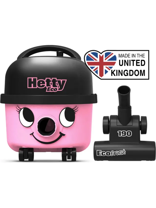 Numatic Hetty Eco compact HET160-11 - Stofzuiger met zak - Roze