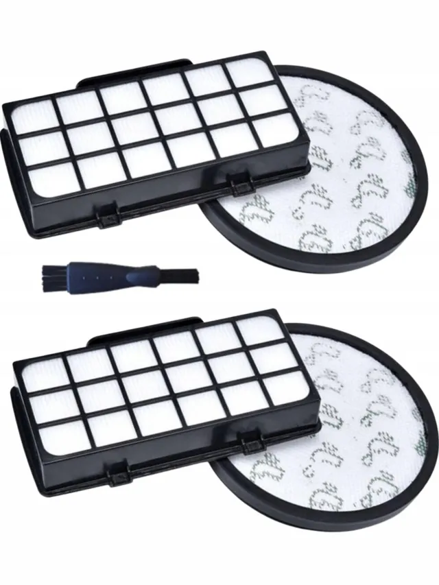 AreoSe HEPA-filter voor ROWENTA TEFAL X-TREM POWER CYCLONIC FILTER SET ZR006001 - 2 stuks