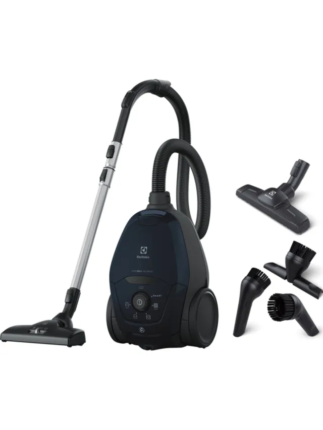 Electrolux PURE D8 Serie - Stille Stofzuiger - 57 dB - 500 W - Nadenmondstuk Blauw