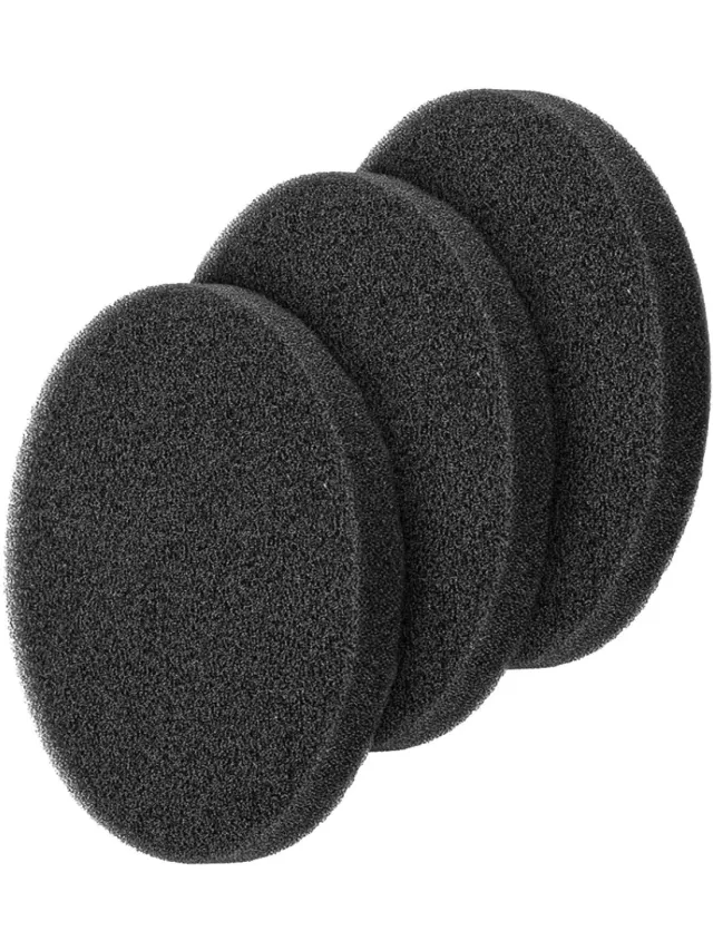 Multaparts motorfilter geschikt voor Nilfisk VP300, GD910, GD911 serie - set van 3 stuks| Alternatief voor origineel 1470670500 Zwart