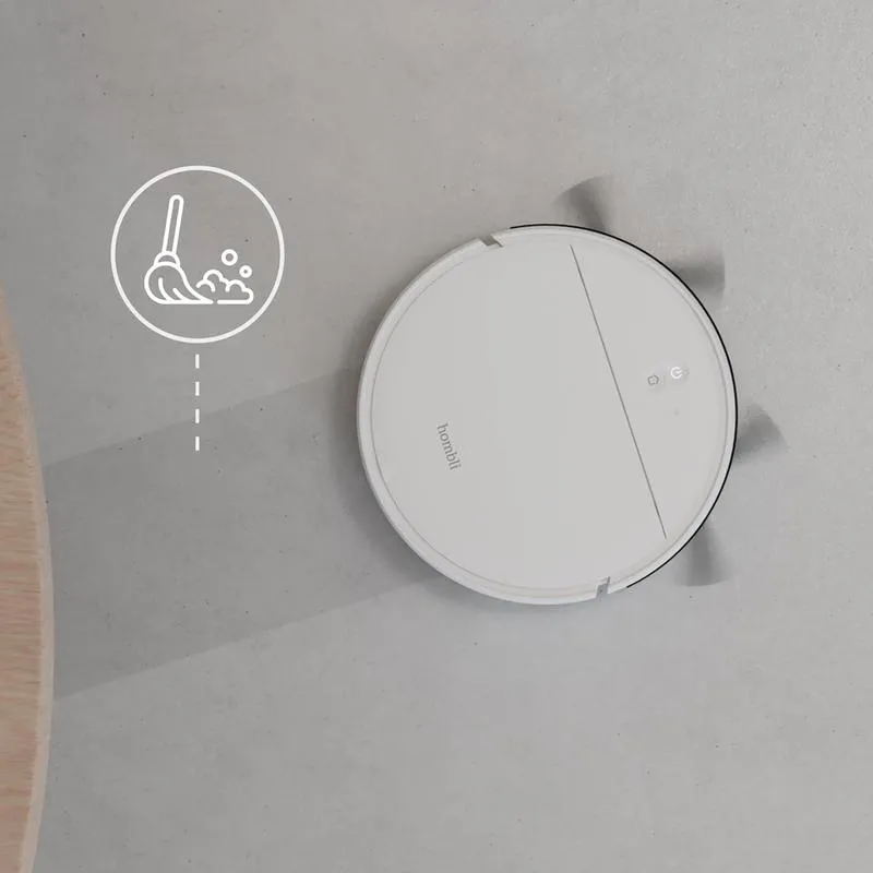 Hombli smart robotstofzuiger met dweilfunctie - wit, foto 3