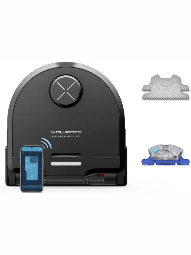 Rowenta X-Plorer Serie 220 RR9465 - Robotstofzuiger Zwart