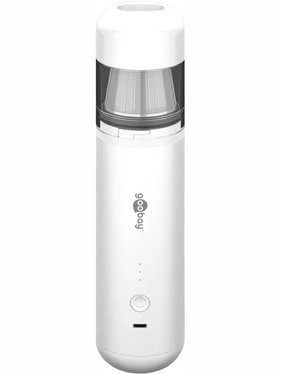 goobay Cordless Mini Vacuum Cleaner Advanced handstofzuiger wit